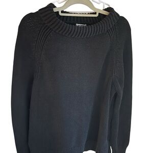 Old Navy Black Ribbed Sweater Womens Size XXL